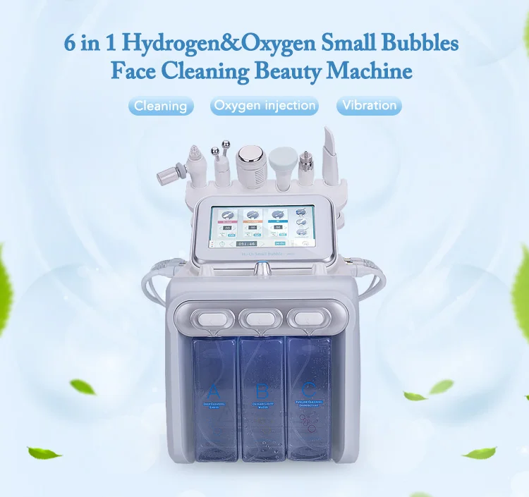 

Oxygen Facial Hydro Facial Machine oxygen jet peel machine 6 in1 multi Anti-aging skin tightening wrinkle removal machine