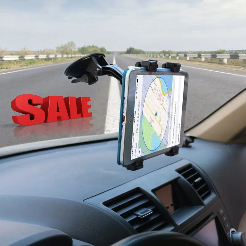 

Universal 360 Rotation Tablet Car Holder 7-10.5 inch Car Tablet Holder Mount Stand Stents For iPad Mini 2 3 4 Air 2 Samsung