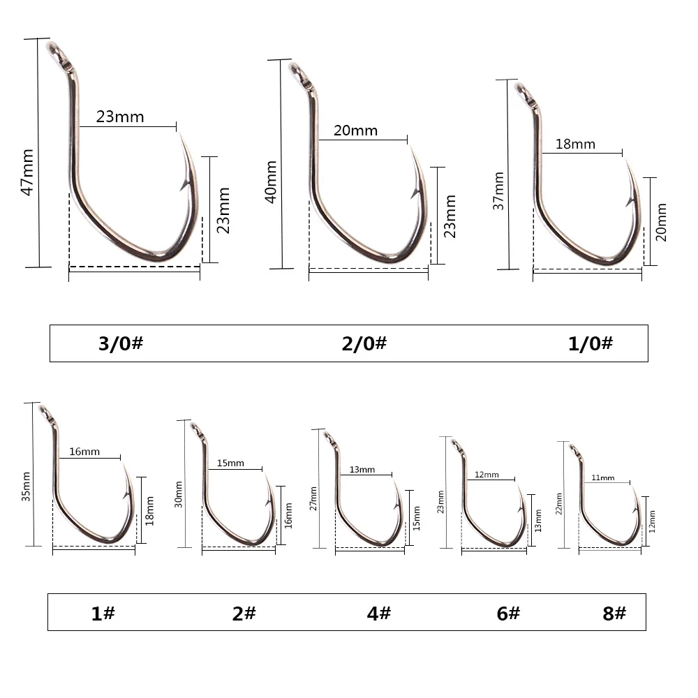 FISH KING 5 упаковок крючки для сома с кольцом из высокоуглеродистой стали Острый пионт кошка рыба пресноводная рыболовная установка крючки для изготовления