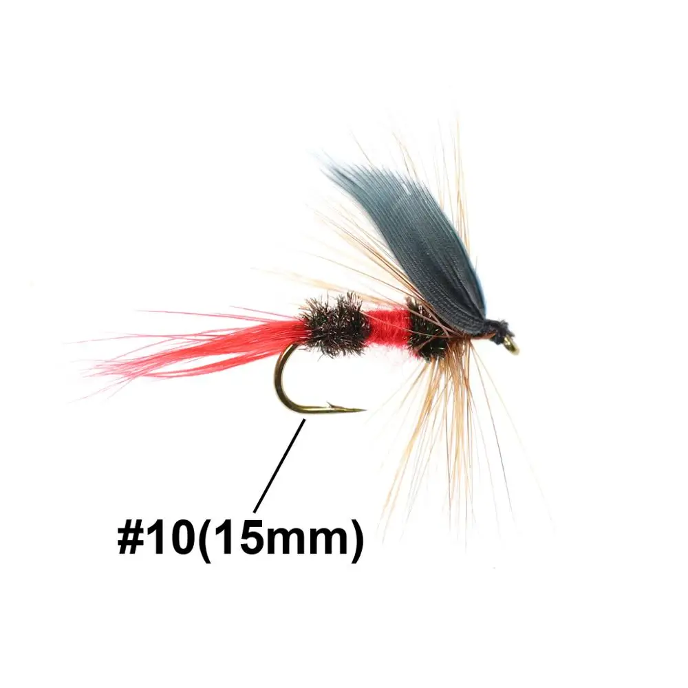 size 10 6 pcs Brown Wulff