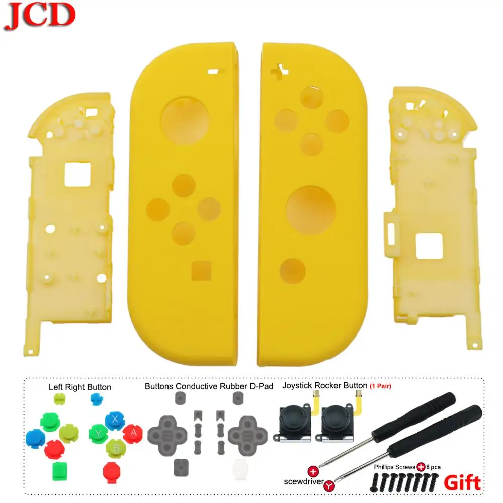 JCD DIY сменная Крышка корпуса КОРПУСА ДЛЯ shand для переключателя для контроллера Joy-Con с отверткой джойстик клавиша - Цвет: No6