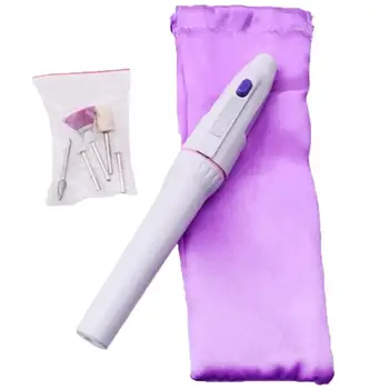 Billige Nagel Polieren Maschine Grau Dicken Nagel Elektrische Entladen Maschine Manipulator Maniküre Polieren Keramik Bohrer