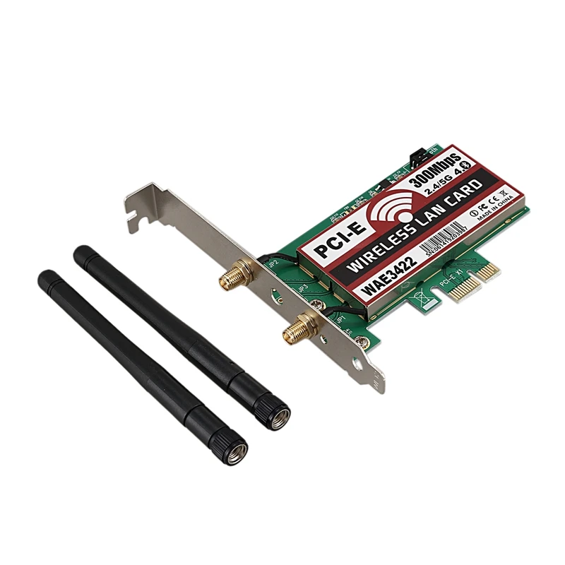SSU сетевая карта, Bluetooth 4,0 Двухдиапазонная 2G/5G 300 Мбит/с Pci-E Pci Express Wae3422 сетевая карта Wlan Wifi адаптер
