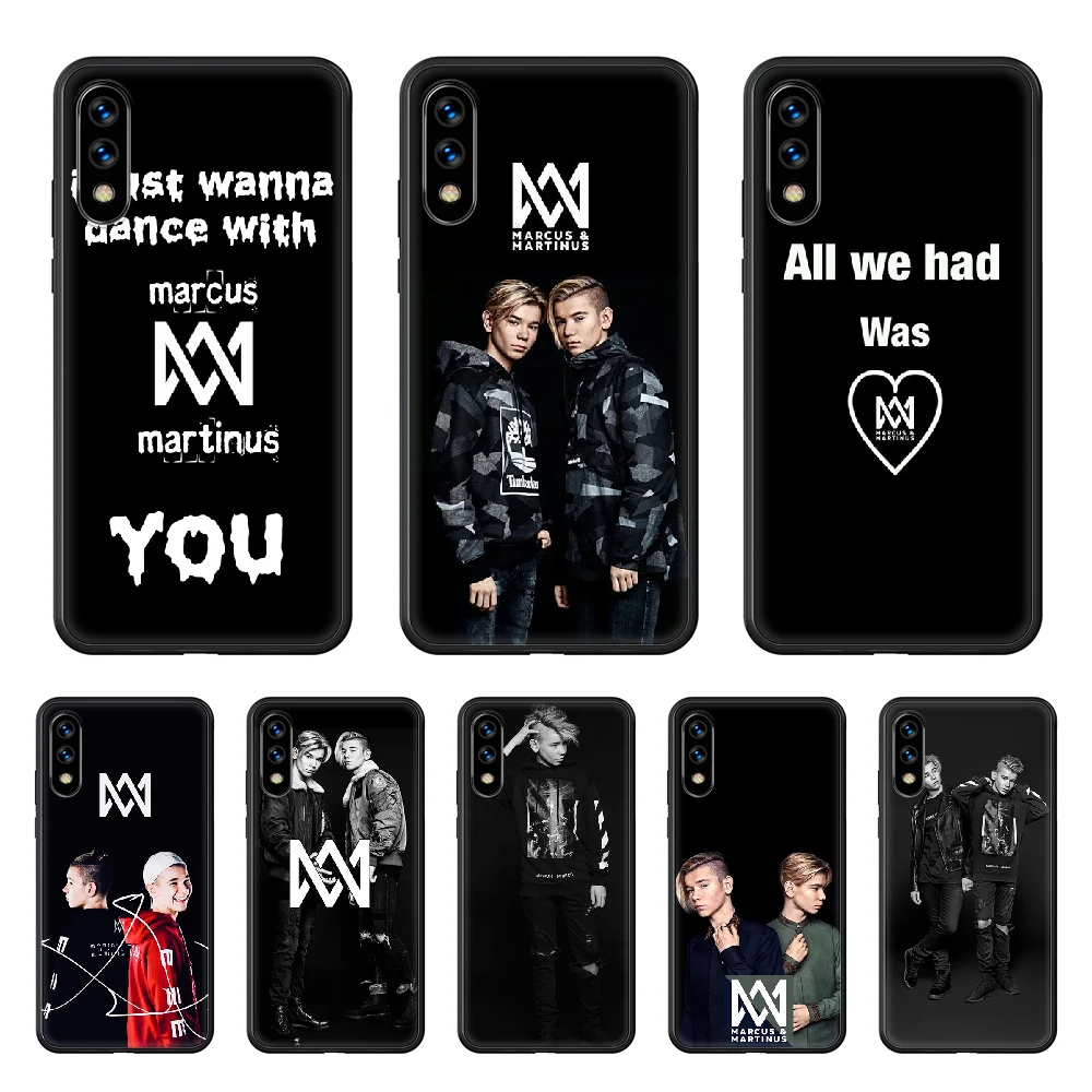 Твердый чехол для телефона Marcus & Martinus M корпус huawei honor play 6 7 8 9 10 view 20 A X i pro lite черный