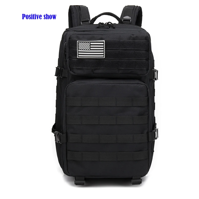 Military Tactical Backpack 50L Army Assault Molle Rucksack Men's Hiking Travel Hunting Camping 900D EDC Waterproof Bag Outdoor
