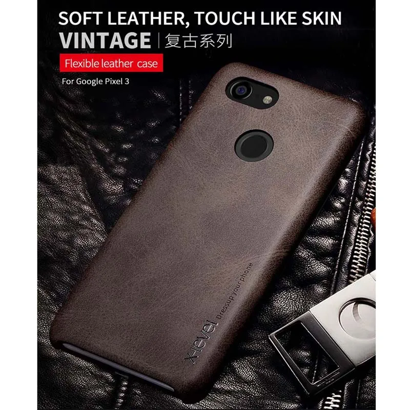Для Pixel 3A чехол X-level роскошная винтажная Обложка на заднюю панель из искусственной кожи чехол для Pixel 3 чехол для Pixel 3XL для Google Pixel 3A чехол