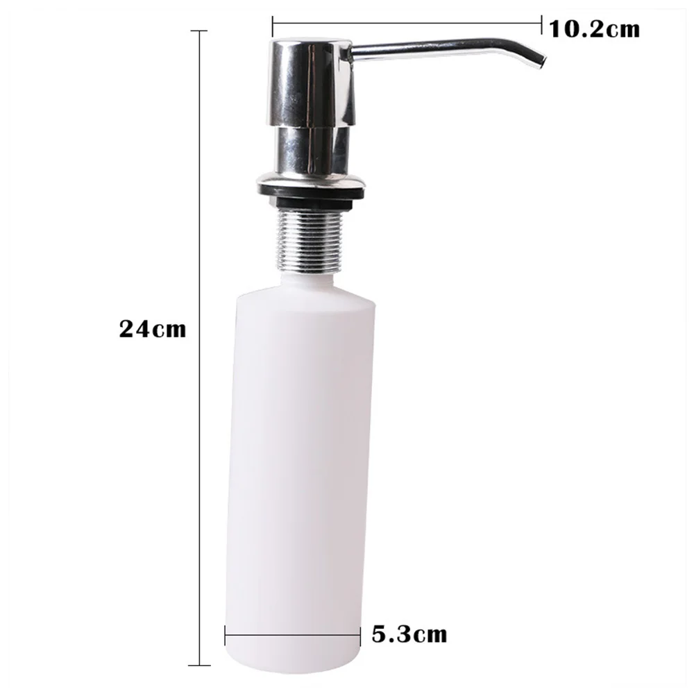 300ML Stainless Steel Soap Dispenser Kitchen Sink Liquid Pump Bottle Sets 300ML Stainless Steel Soap Dispenser Kitchen Sink Liquid Pump Bottle Sets