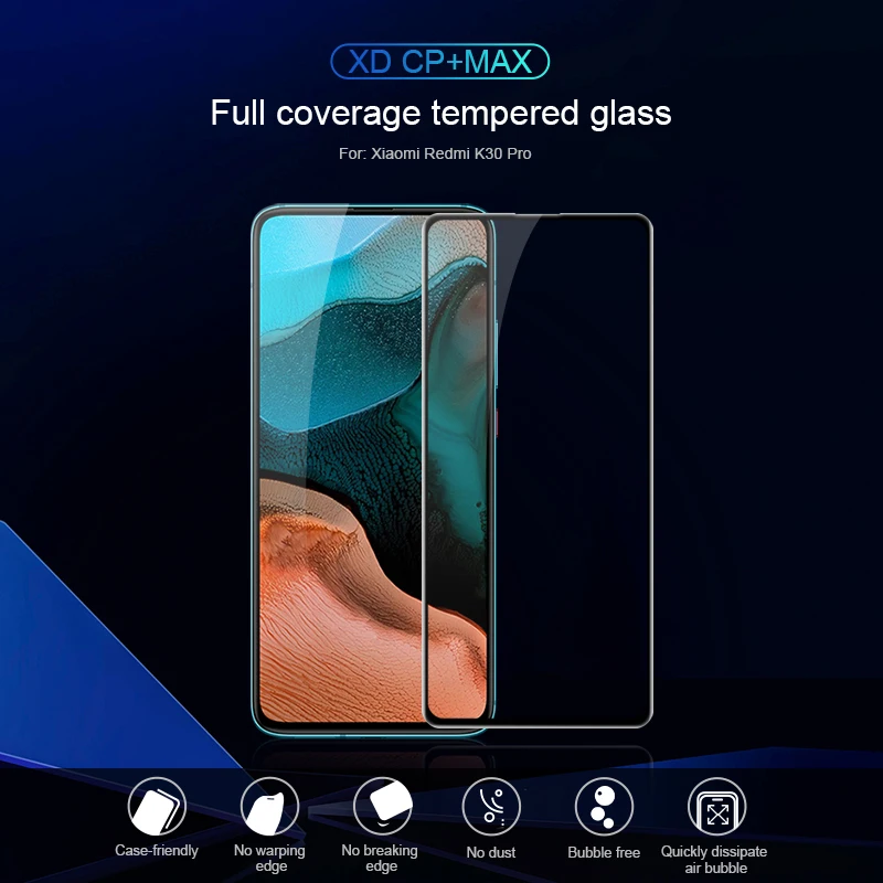 Стекло для Xiaomi Redmi Note 9 Pro NILLKIN XD CP + MAX 2.5D полное покрытие закаленное стекло Защита