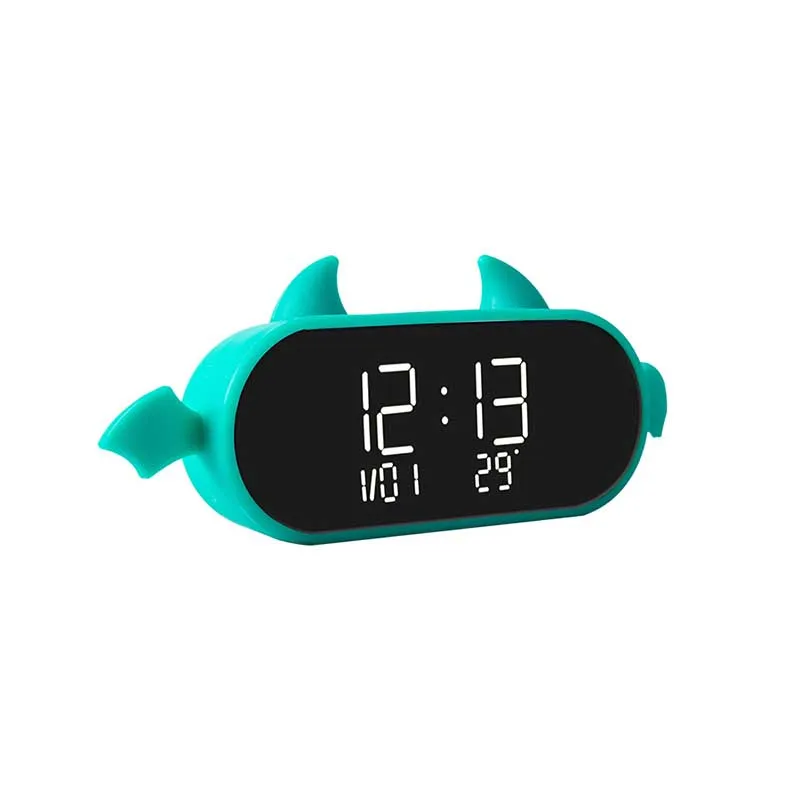 Многофункциональные электронные часы Childlike little devil цифровые часы USB зарядка температурный дисплей будильник