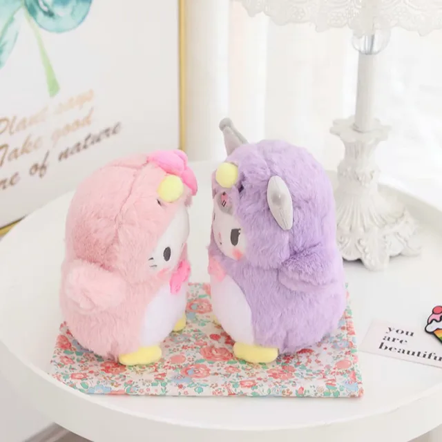 Kawaii Takara Tomy Sanrio Plush Toys Fluffy Stuffed Kuromi Cinnamoroll My Melody Rogdoll Dol Anime Cartoon Plush Doll Girls Gift 3