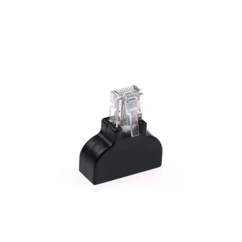 Компактный конвертер разъема RJ45 Ethernet мужчина к 8-контактный AV Терминал AdapteRJ45 Ethernet Мужской до 8 контактный терминал AV винт-адаптер с наружной резьбой