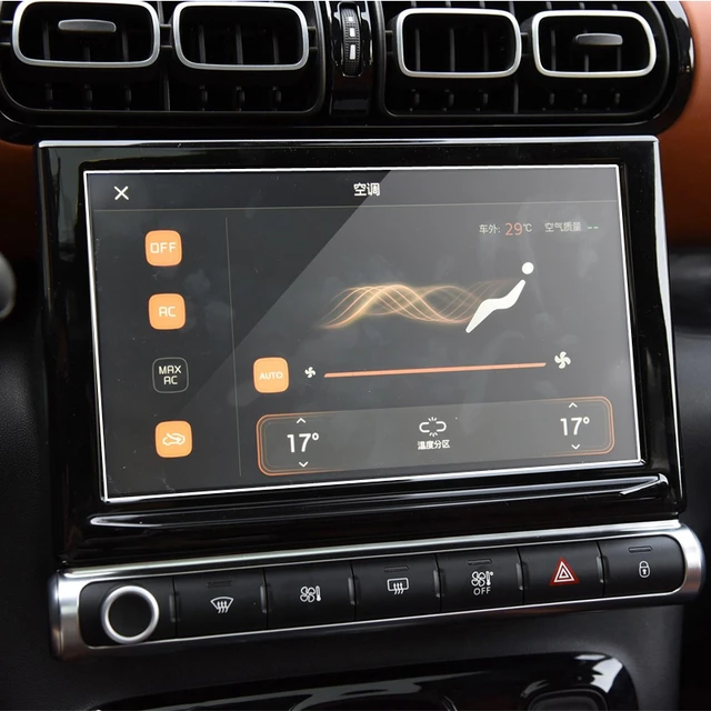 Tempered glass screen protector film For Citroen Berlingo 2019 Car radio  GPS Navigation Interior accessories