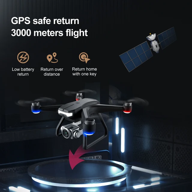 New F11 PRO GPS RC Drone 4K Dual HD Camera Professional WIFI FPV Aerial Photography Brushless Motor Quadcopter Dron Toys 5