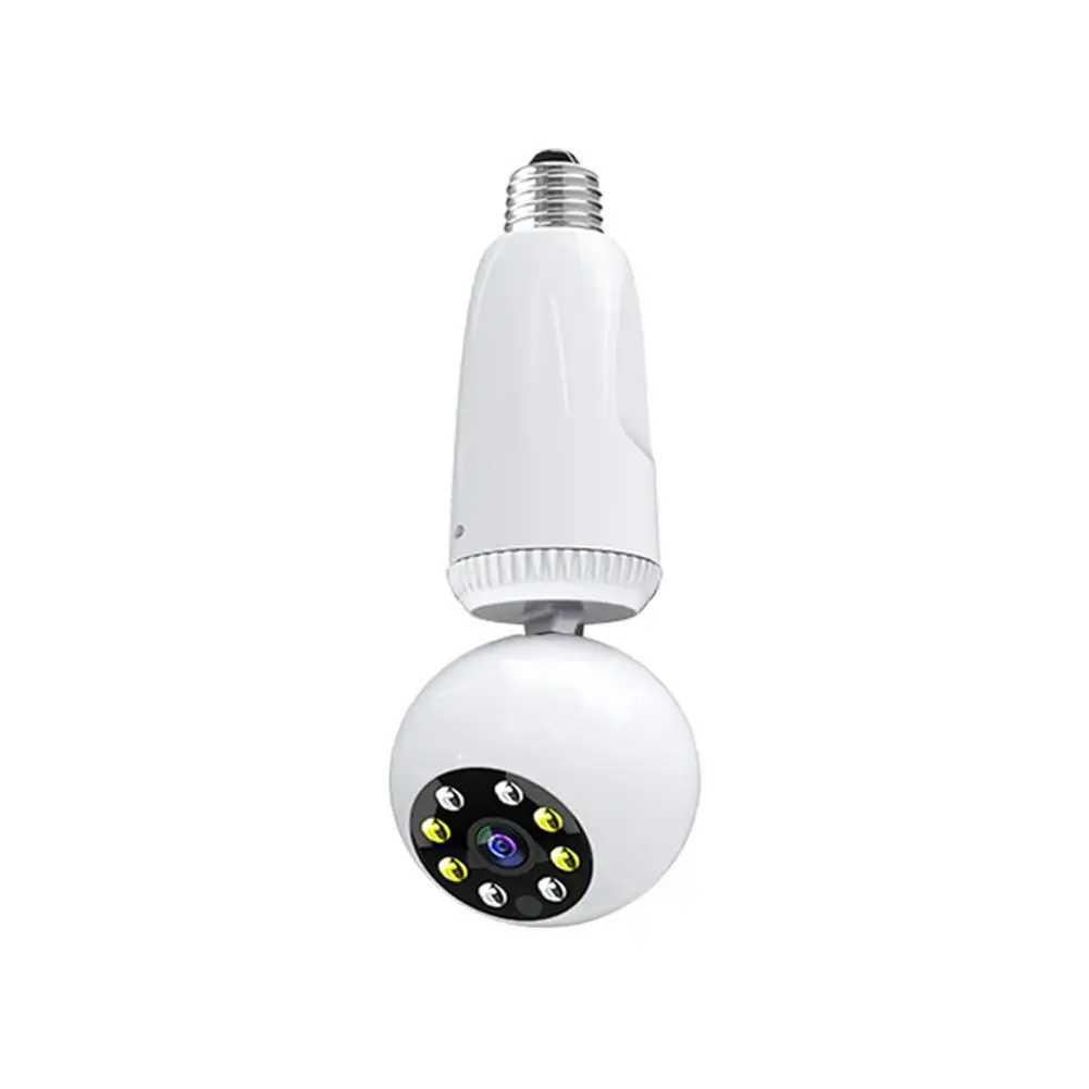 action camera hd HD 1080P 360 Rotate Auto Tracking Panoramic Camera Light Bulb Wireless Wifi Camera Remote Viewing Security old action camera