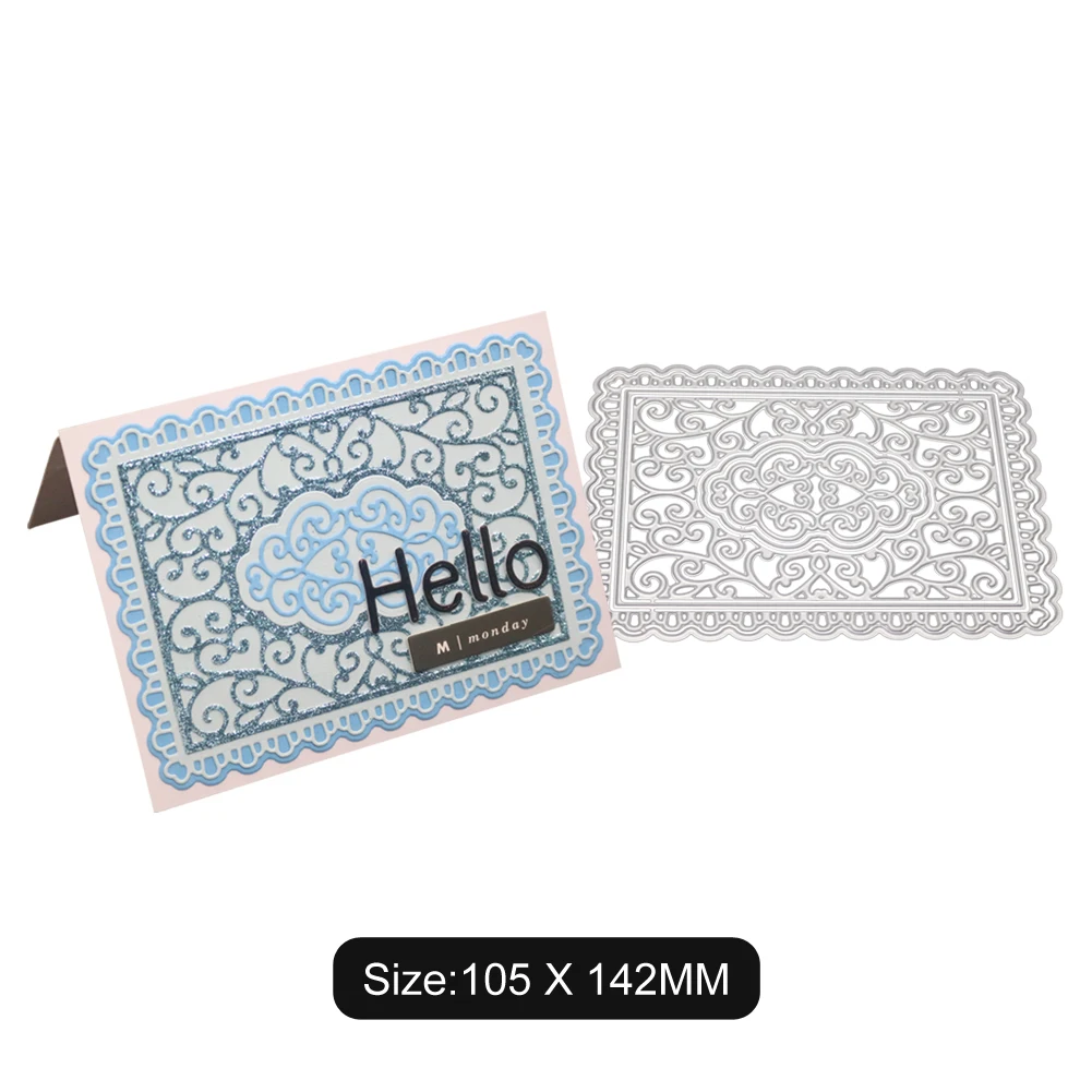 

Cutting Dies Openwork creative decoration DIY lace background creative background / envelope lace / invitation lace new for 2019