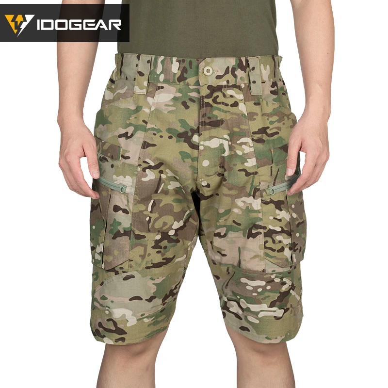 

IDOGEAR 2022 Summer Tactical Mens Shorts Camo Cargo Shorts Sports Outdoor Men's Urban Military Hiking Pants 3211