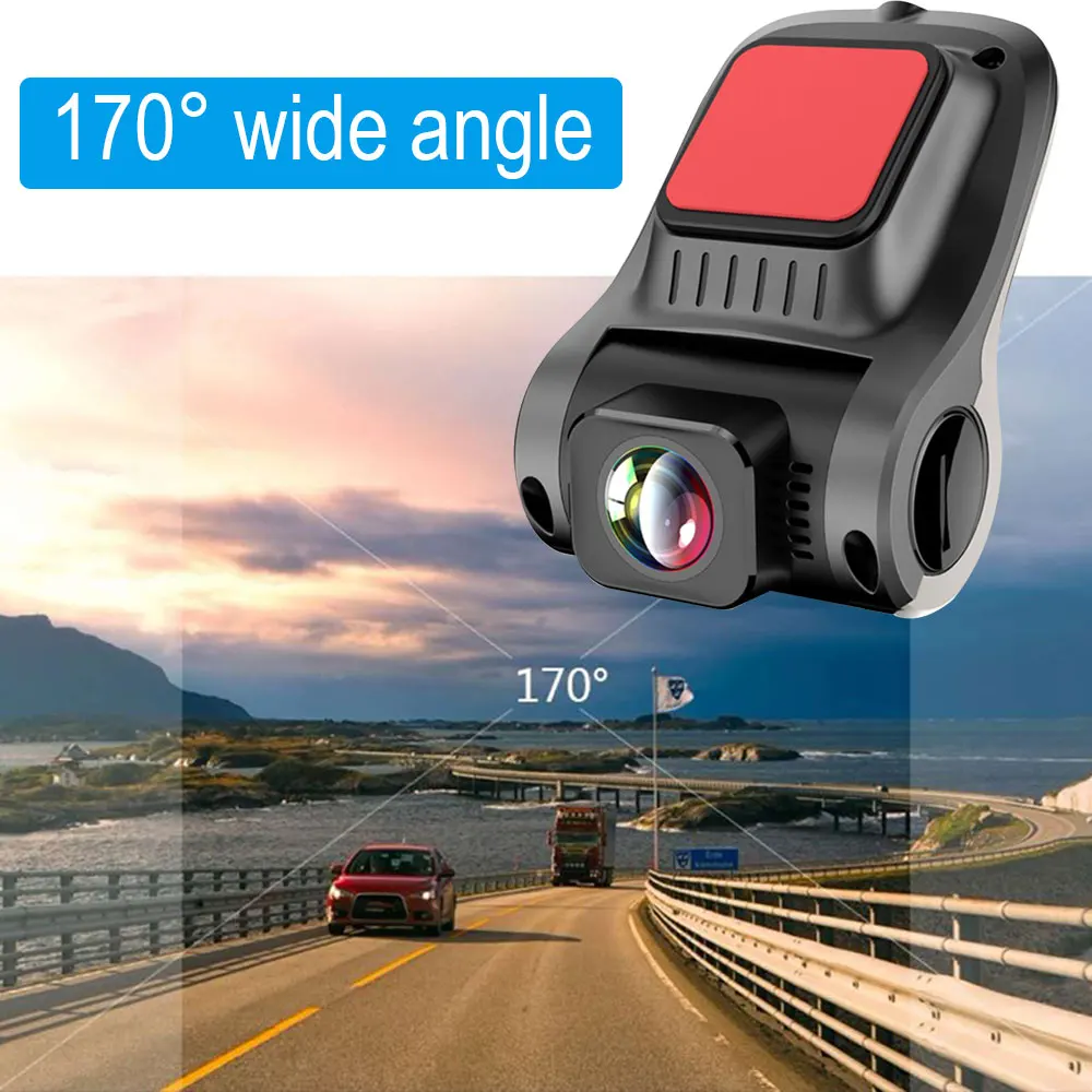 Vehemo USB Mini ADAS Автомобильный видеорегистратор Starlight ночное видение Full HD камера для