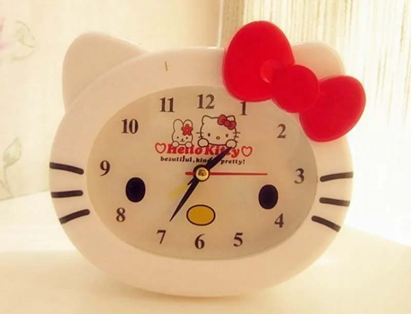 Kawaii hello kitty настольные часы подарок на день рождения для ребенка