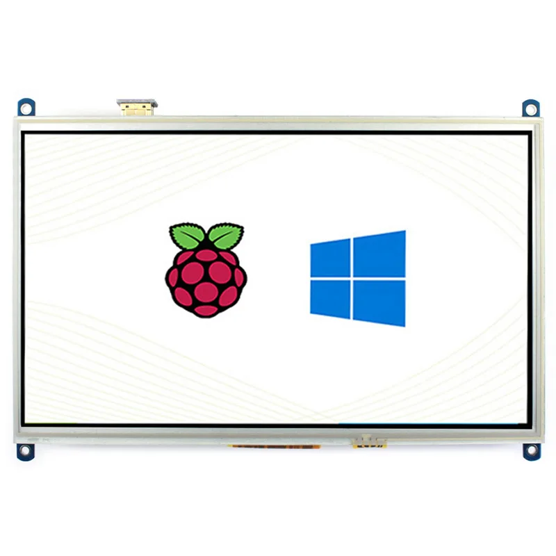 Raspberry pi 10 1 дюйма резистивный сенсорный экран HDMI ЖК дисплей 1024X600 больше 5 дюймового