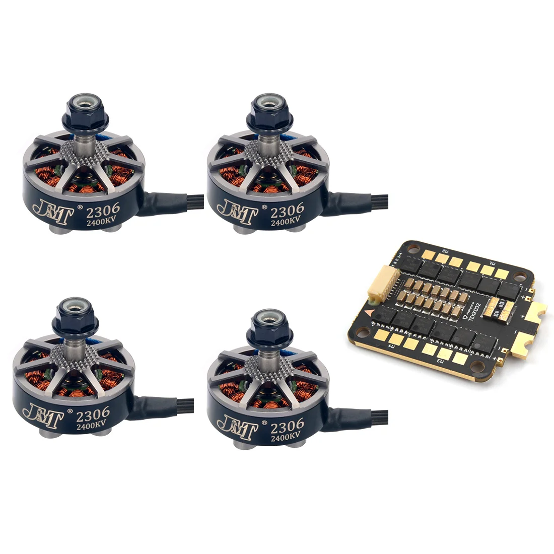 JMT Мотор ESC Combo 2306 2400KV Бесщеточный 3~ 4S мотор с REV35 35A BLheli_S 2-6S 4 в 1 ESC для DIY FPV гоночного дрона