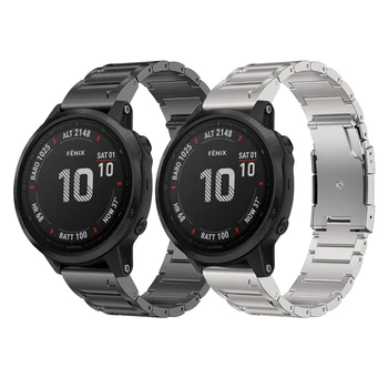 

Titanium Alloy Watch Band For Garmin Fenix 6/6 Pro Replacement Watch Strap Bracelet For Garmin Fenix 6 Pro Wristband Pulseira