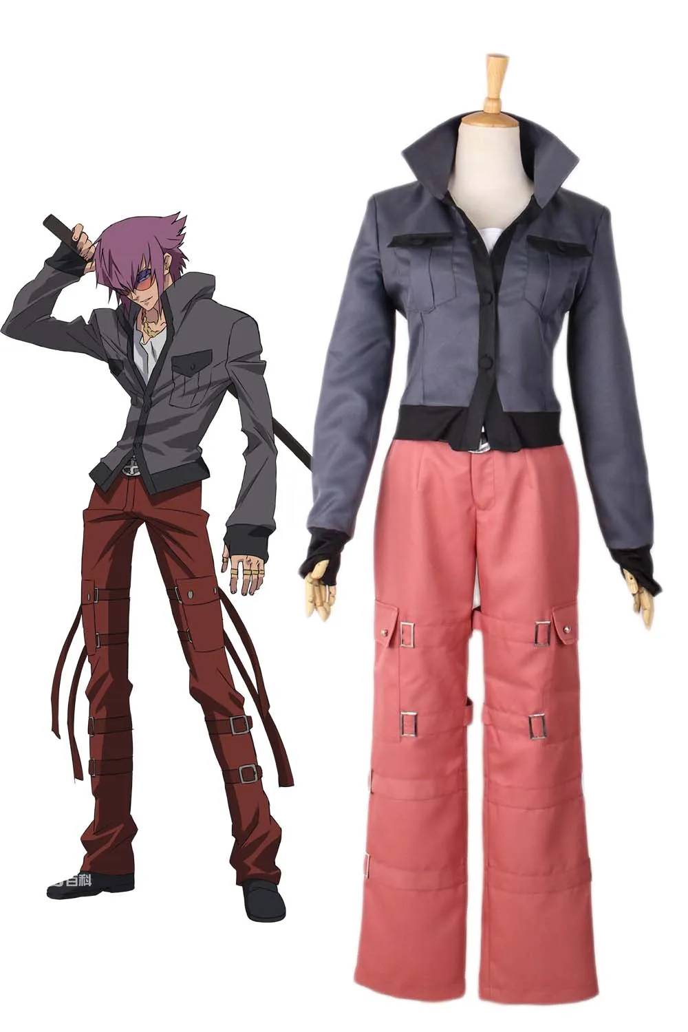 

Re:CREATORS Yuuya Mirokuji Cosplay Costume Custom Made Any Size