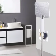

Super Value White Big Squrae 5 Jetting Functions High Pressure Rainfall Bathroom Portable Handheld Shower Head