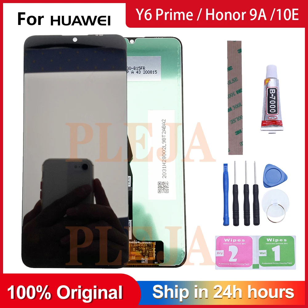 6 3 &quotс ЖК дисплеем для Huawei Y6 Prime 2020 Y6P дисплей Enjoy 10E Honor 9A экран с сенсорным экраном