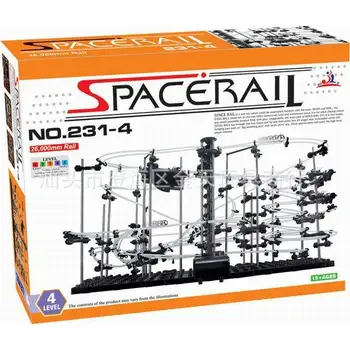 

Foreign Trade Cross-Border E-Commerce AliExpress Hot Selling Xinqite Puzzle Assembled Toy Space Track Level 4 Roller Coaster