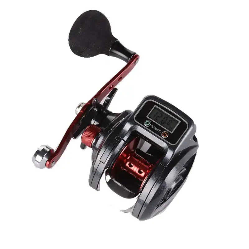 Baitcasting Fishing Reel with Line Counter 6.3:1 Gear Ratio 16+1