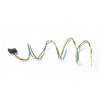 

12v 4 Pin Flat Trailer Cable Set Trailer Light Plug 100cm Wire Harness Connector For Caravan Auto Adapters Sockets