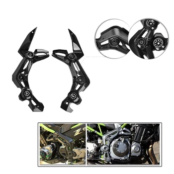 

Front Side Trim Frame Body Cover Panel Fairing for Kawasaki Z900 2017-2019 ZR900 Engine Side Panel Motorcycle Accessories