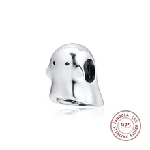 Подходит Pandora Браслеты бусины из стерлингового серебра 925 Boo the Ghost Подвески бусины для изготовления ювелирных изделий kralen
