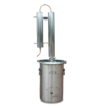 

1PC Distillers Self-brewed wine Liquor Fruit Liqueur Distiller Machine 20L Stainless Steel Household Brewing Distiller Machine