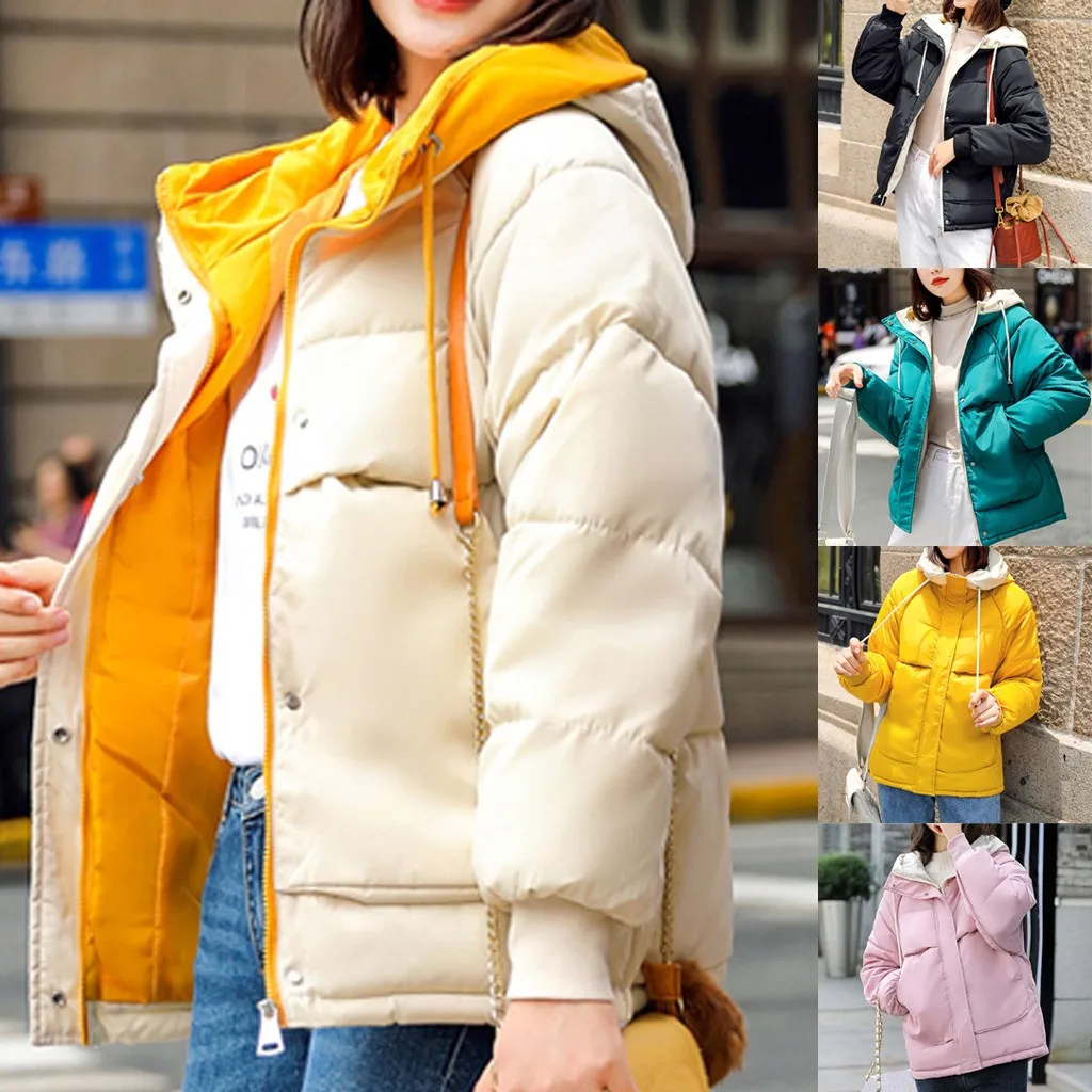 Парка женская пуховая куртка зимняя одежда стеганая куртка Женская осенне-зимняя куртка Женское зимнее пальто с хлопковой подкладкой# J30