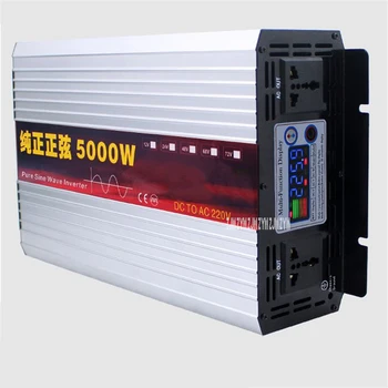 

5000W/ 6000W Input Voltage 12V / 24V /48V / 60V / 72V aluminum alloy shell Pure Sine Wave Inverter Qutput Voltage 110V / 220V
