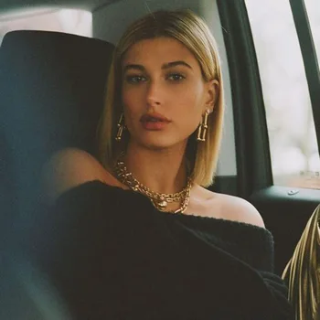 

PHYANIC Kendall Jenner Same Style Punk Choker Necklace&Earrings&Bracelet Set For Women Cuban Choker Geometric Collar Fashion Je