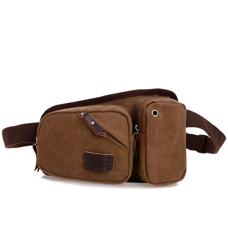 

New Style Fashion Man Wallet Canvas Versitile Fashion Shoulder Bag Multi-functional Outdoor Hide Substance Bag Others WOMEN'S Ba