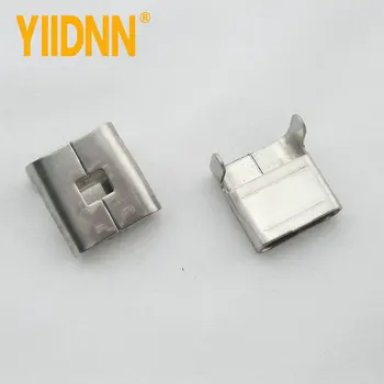 

SUS201 L Style Stainless Steel Banding buckles Clips,any width,100 per bag