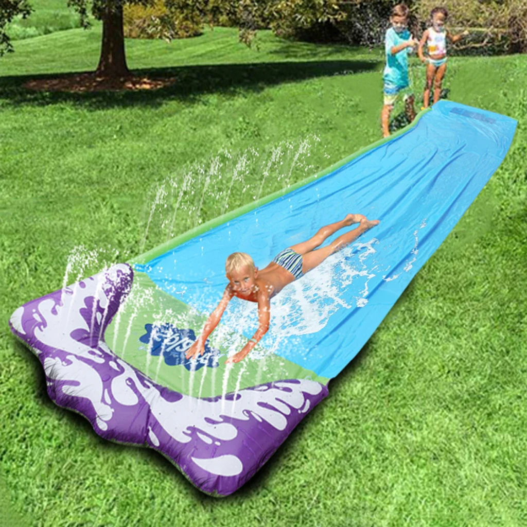 Water Slide Waterslide Single & Double Slip Slide Kids Swimming Pool Games Toys