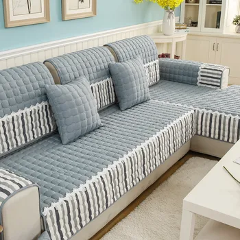 

Home Decor Sofa Cover Four Seasons Universal Anti-slip fabric Couch Covers Towel for L-shaped Armrest Chaise longue Slipcover