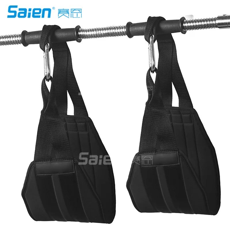 

Hanging Ab Straps for Abdominal Muscle Building and Core Strength Training, Adjustable Arm Support for Ab Workouts, Padded Gym