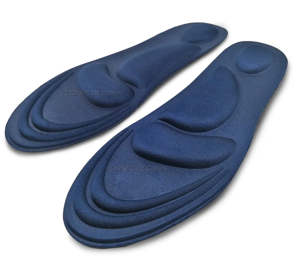 4D мягкие эластичные дышащие дезодорирующие стельки для бега, стельки для ног, мужские и женские стельки для обуви, ортопедическая прокладка