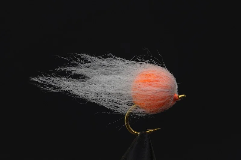 Orange Tigofly 30 шт./партия 3 цвета Nuke Egg Fly Glo ошибка рыболовные крючки мухи приманки РАЗМЕР 8 - Цвет: Orange