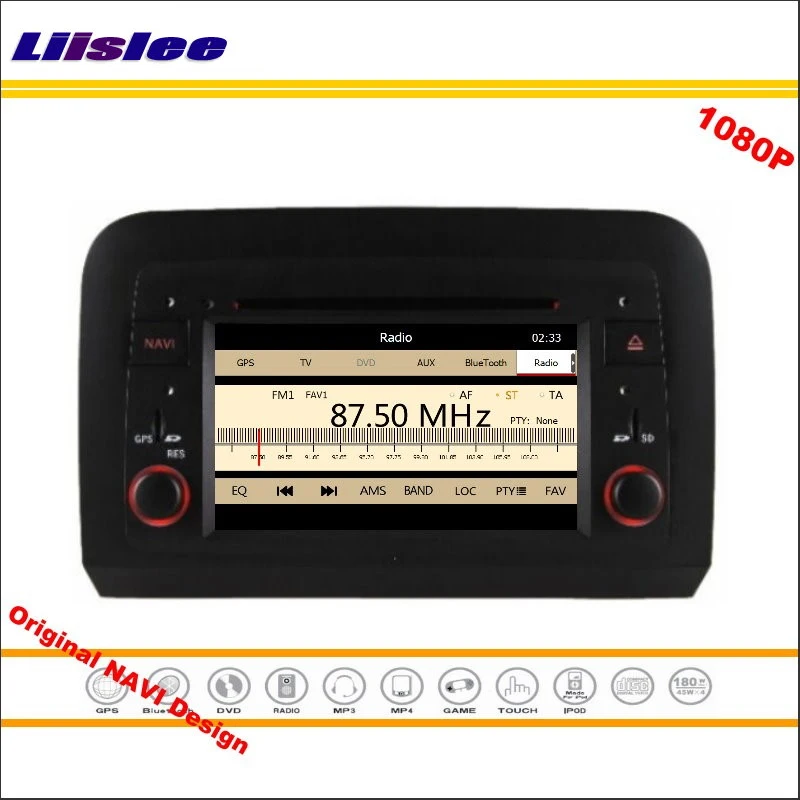FIAT PUNTO EVO ABARTH DOBLO Radio CD MP3 Player Código estéreo de coche con Garantía