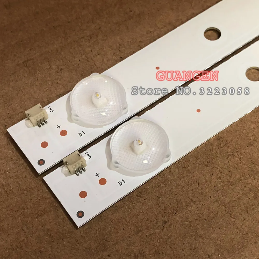 50 шт./лот 5 светодиодный 389 мм светодиодный подсветка полосы для Philco PH40R86DSGW 400S8606X8-A0035 E34036 40S-4-10 1.00.1.388015S01R V1