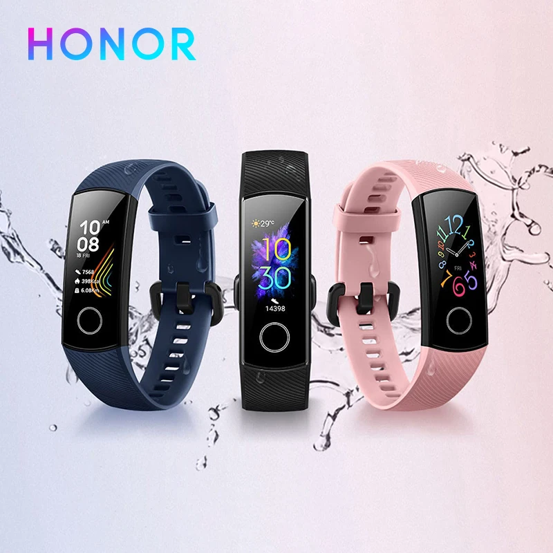 Глобальная Версия смарт браслет Honor Band 5 с кислородом в крови режиме реального