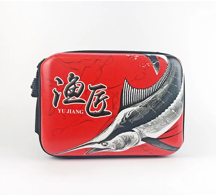 Стиль цветная рисованная приманка сумка для ловли нахлыстом нагрудный пакет однослойный двойной слой рыболовный рюкзак приманка коробка искусственная приманка A