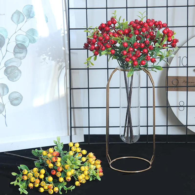 Preserved bouquet artificial fruit artificial plant Christmas wedding home decoration 1 bunch artificial plants artificial flowers artificial fruits and vegetables
