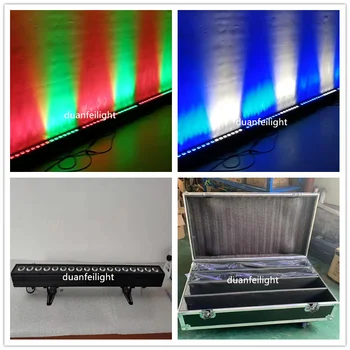 

(4pcs+flycase) high quality indoor bar 18x15w 5in1 rgbwa dmx512 led wash wall ip20 strip pixel bar led